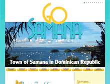 Tablet Screenshot of gosamana-dominicanrepublic.com